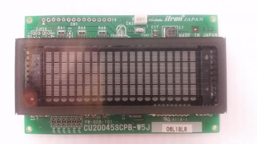 Noritake CU20045SCPB-W5J Vacuum Fluorescent Display Module