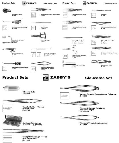 zabby&#039;s GLAUCOMA SET COMPLETE SET