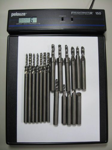 CARBIDE DRILLS, SOLID CARBIDE DRILLS, USED, FOR REUSE/REGRIND OR SCRAP