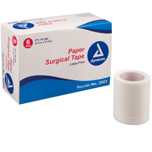 Paper surgical tape, 2&#034;x10 yds, 6/bx, y-3553 (35532200) for sale