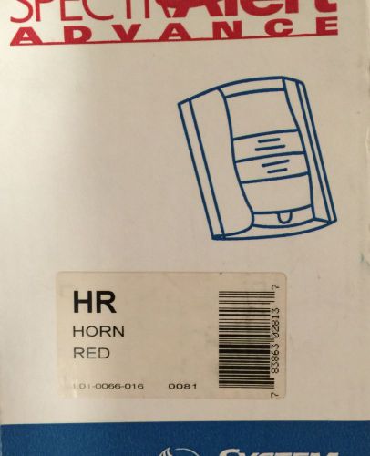 New system sensor hr horn red . ship the same business day priority mail for sale