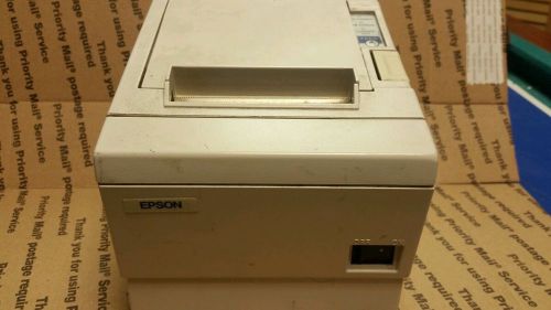 EPSON THERMAL PRINTER M129C TM-T88 III 3 RS-232 SERIAL POS RESTAURANT W ADAPTER