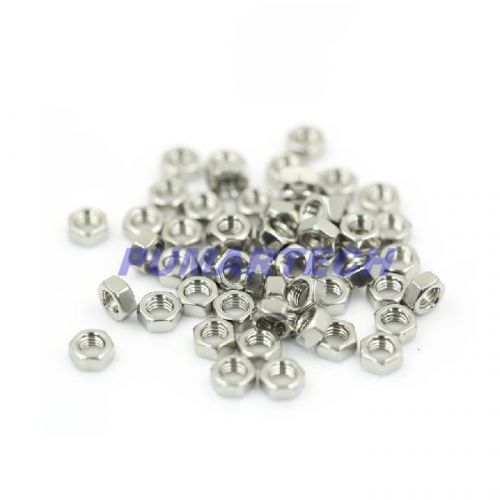 M1.6 m2 m3 m4 m5 m6 m8 m10 m12 din934 stainless steel a2 hex nuts metric for sale