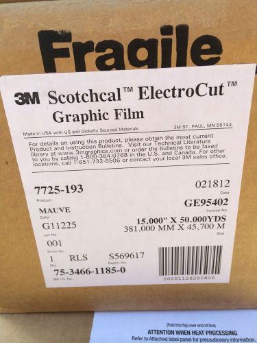 3M SCOTCHCAL ELECTROCUT GRAPHIC FILM - MAUVE - ****NEW****