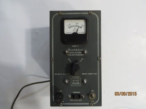 Heathkit Isolation Transformer Model IT-1