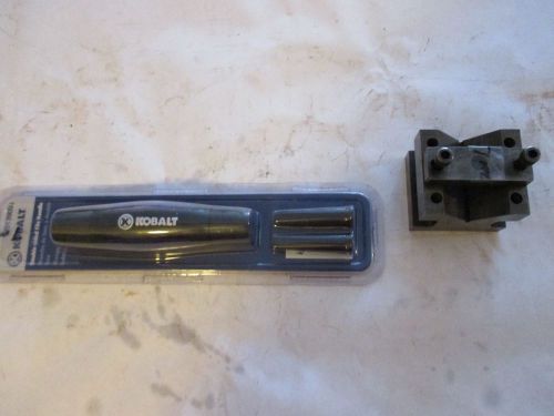 NICE VBlock V Block &amp; file handle for machinist toolmakers  id.7m