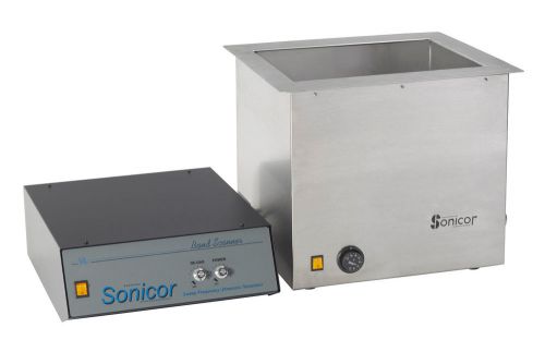 New sonicor 7-gallon industrial ultrasonic cleaner wheat 14x10x12 sg/t-6047hc for sale