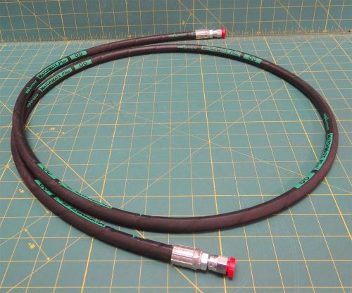 82&#034; Length of Aeroquip GH781-4 Hydraulic Hose 1/8&#034; NPT X 1/8&#034; NPT