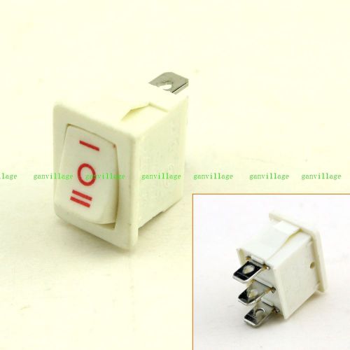 5PCS ON/OFF/ON 3 Position SPDT Round Car Boat Rocker Switch 6A/250V 10A/125V AC