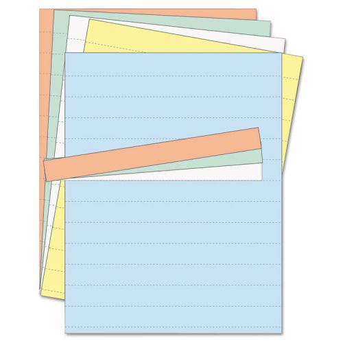 Data Card Replacement Sheet, 8 1/2 x 11 Sheets, Assorted, 10/PK