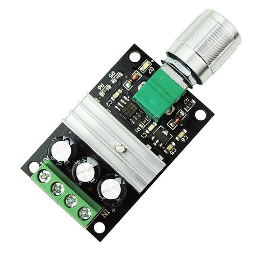 DC Motor Speed Controller 6V 12V 24V 3A PWM Variable Speed Regulator Switch