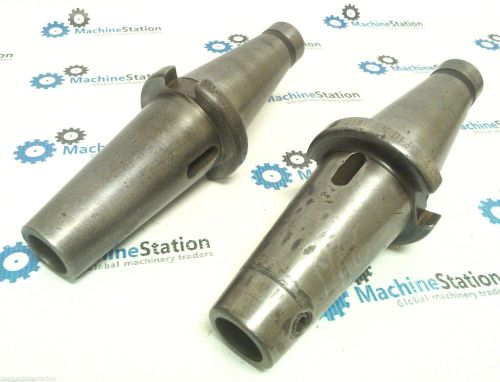 (2) KEARNEY &amp; TRECKER NMTB 50 TAPER SHANK #4 MORSE / #9 B&amp;S ADAPTERS 4MT NMTB50