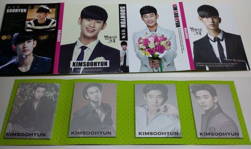 Memo pad 80 pages of 4 photos Actor Kim soo hyun Korean Drama Man from the Stars