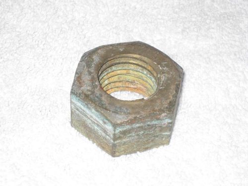 1&#034; INCH SILICON BRONZE HEX NUT 1&#034;-8 T.P.I.