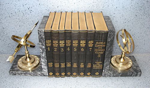 Vintage 1921~AUDELS ENGINEERS &amp; MECHANICS GUIDE~COMPLETE 8 VOLUME Set