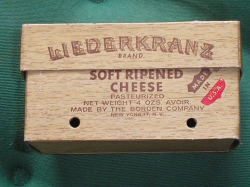 BORDEN&#034;S  CHEESE  CO.,  LIEDERKRANZ  CHEESE,  VAN  WERT,  OHIO !!