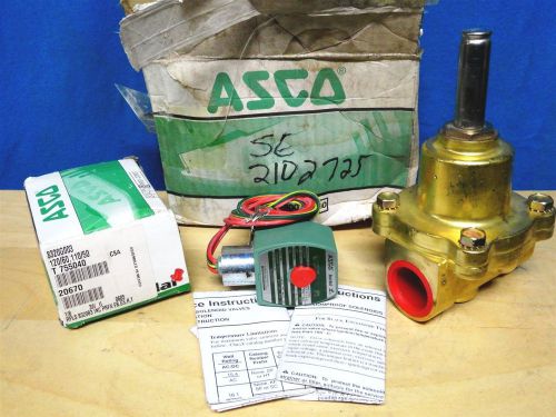 ASCO RED-HAT * (NEW in BOX) * 8320G003 * 8210G27* 30PSI  * SOLENOID VALVE