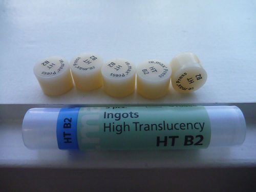 Emax HT B2 Ivoclar Press Ingots Pressable Ceramic dental lab (5 pk)