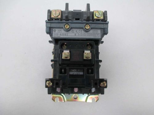 NEW ALLEN BRADLEY 500-AOD92 SER B SIZE 0 120V-AC 5HP 18A AMP CONTACTOR D356246