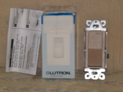 Lutron- Single Pole Switch-120-277 V- 15 Amp-Mocha Stone- NIB