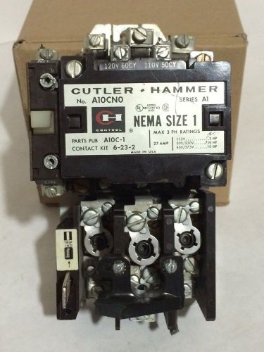 Cutler hammer a10cno nema size 1 contact kit 6-23-2 for sale