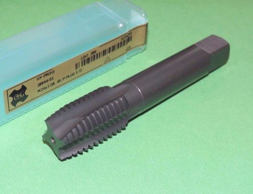 OSG HY-PRO M24 x 3.0 Spiral Point Plug Tap D8 4FL HSSE Steam Oxide