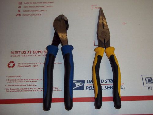 Klein Tools J203-6 Standard Long-Nose Pliers &amp; j2000-48 journeyman