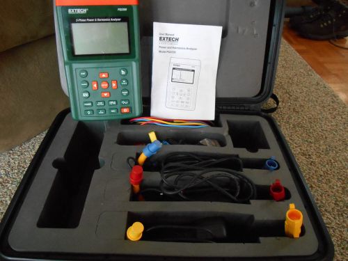 Extech PQ 3350 3-Phase Power &amp; Harmonics Analyzers (USED - LCD DISPLAY DAMAGED)