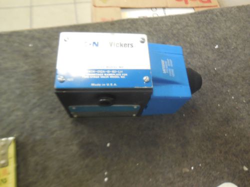 NEW VICKERS PILOT VALVE # DG4S4W-012A-B-60-LH # 02-119577