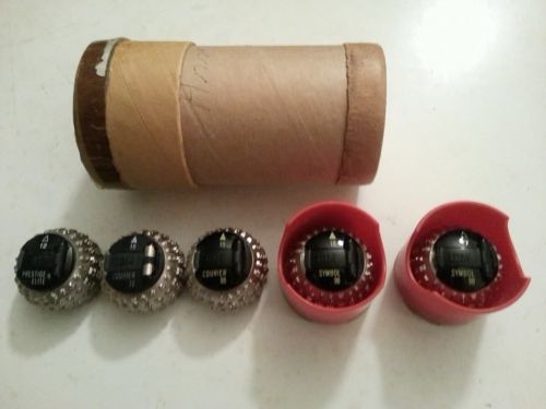 Lot of 5: IBM Selectric 1,2&amp;3Typewriter Element Typing Balls Assorted