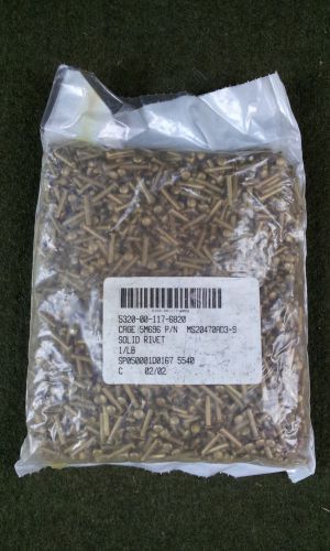 1 Pound AEROSPACE RIVET  MS20470AD3-9 Solid Aluminum Alloy Rivets 2117