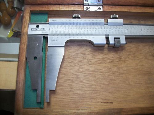 MODERNTOOLS 0.001&#034; DIAL CALIPER 24&#034; IN WOODEN CASE MODERN TOOLS