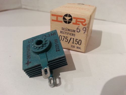 International Rectifier Corp Slenium Rectifier T075/150  New Old Stock Vintage