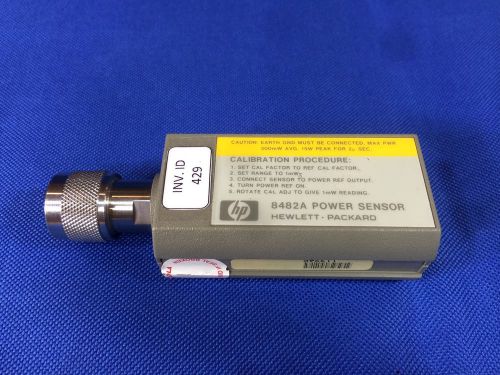 HP/Agilent 8482A Thermocouple Power Sensor 100kHz-4.2GHz, Tested.