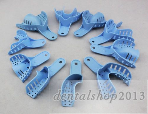 2x10pcs/bag Dental Disposable Impression Trays #1-10 Assorted