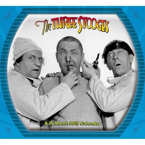 Three Stooges 2015 Wall Calendar