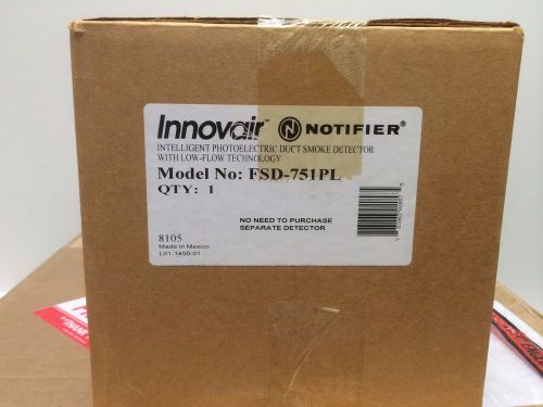 Notifier Innovair FSD-751PL Intelligent Photoelectric Duct Smoke Detector