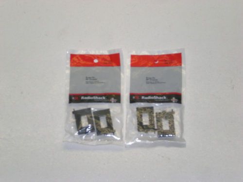 Lot of 2 pack PKG of 2 Radio Shack Snap-On RF Chokes