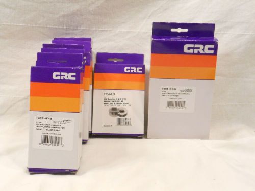 GRC TYPEWRITER RIBBONS/CARTRIDGES, T357-LO, T387-HYB, T384-COB, LOT OF 7