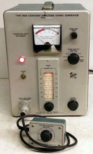 TEKTRONIX TYPE 190B CONSTANT AMPLITUDE SIGNAL GENERATOR &amp; ATTENUATOR 117V