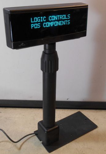 LOGIC CONTROLS LD9900TUP GY POLE DISPLAY BLACK With USB PORT