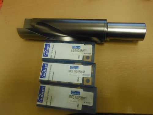 New  komet 1-5/8&#034; insert drill1.625&#034; u12 24290 for sale