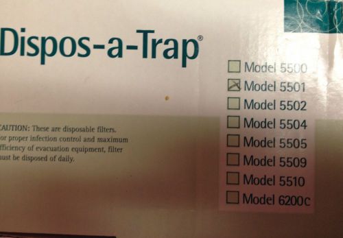 Pinnacle Dental Products Dispos-a-Trap Model 5501 3/4 Full,   73/100 Box