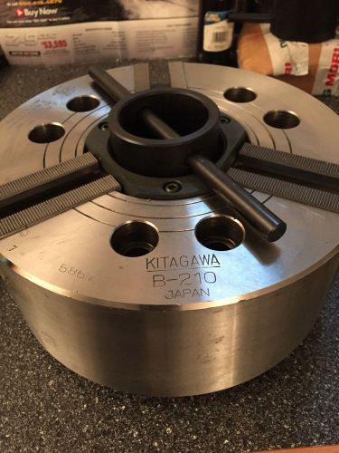 KITAGAWA 10&#034; THREE-JAW CNC LATHE POWER CHUCK B-210