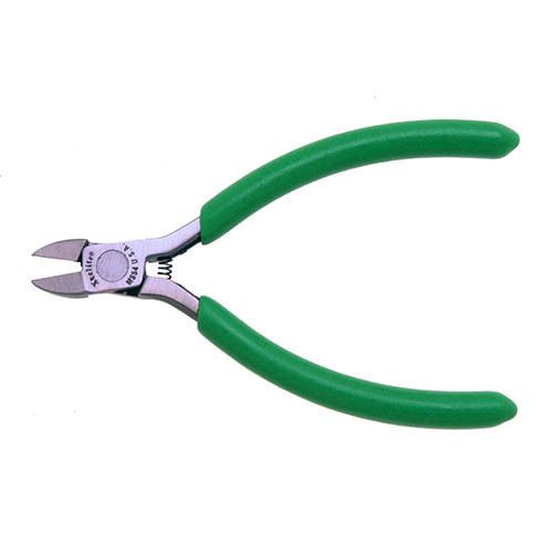 Xcelite MS54V 4&#034; Oval Head Cutter w/Green Grip, Semi-Flush, .40&#034; Jaw