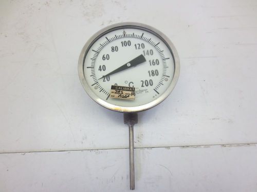 Ashcroft 5&#034; Celsius Thermometer, 0-200 Degrees Celsius
