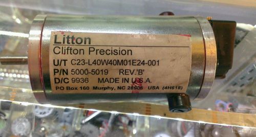 Motor litton clifton precision u/t c23-l40w40m01e24-001 for sale