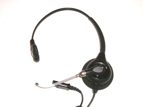 PLANTRONICS SupraPlus WIDEBAND HW251 MONAURAL HEADSET WITH VOICE TUBE &amp; QD CORD