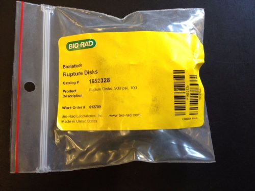 Bio Rad Biolistic Rupture Disks 900psi Cat No. 1652328 (Qty.100)