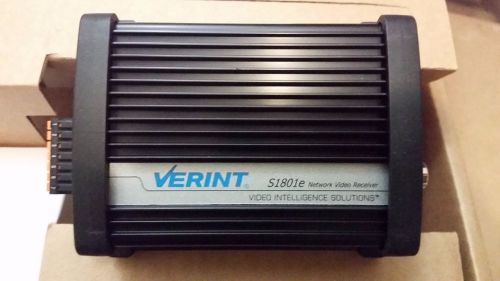 VERINT NEXTIVA S1801 NETWORK VIDEO ENCODER VIDEO INTELLIGENCE SOLUTIONS